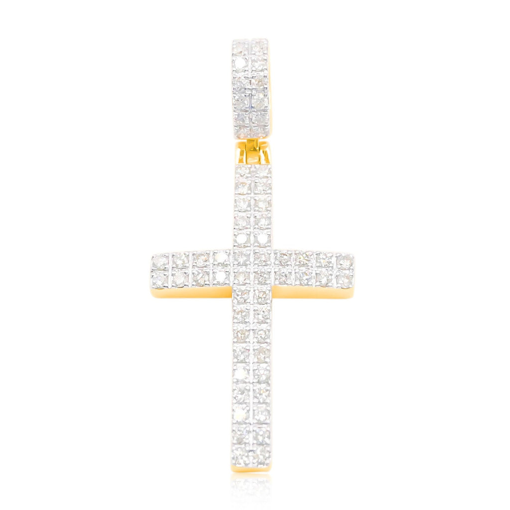 10K Gold Diamond Pendant 1.00CT