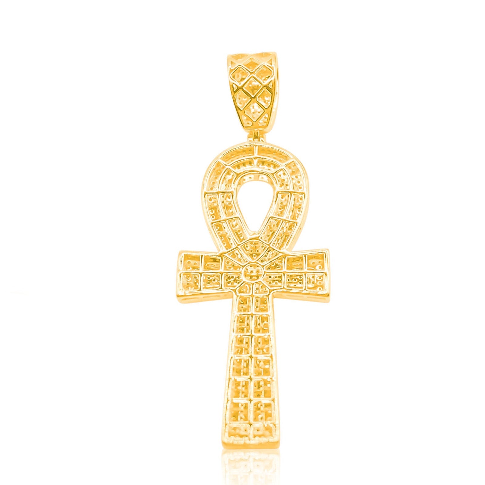 10K Gold Diamond Pendant 1.00CT