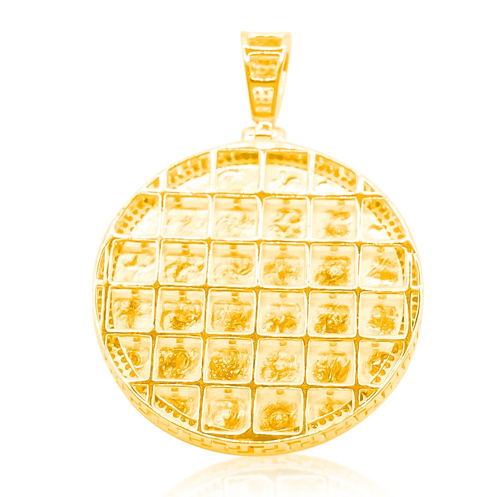10K Gold Diamond Custom Memory Pendant 1.00CT