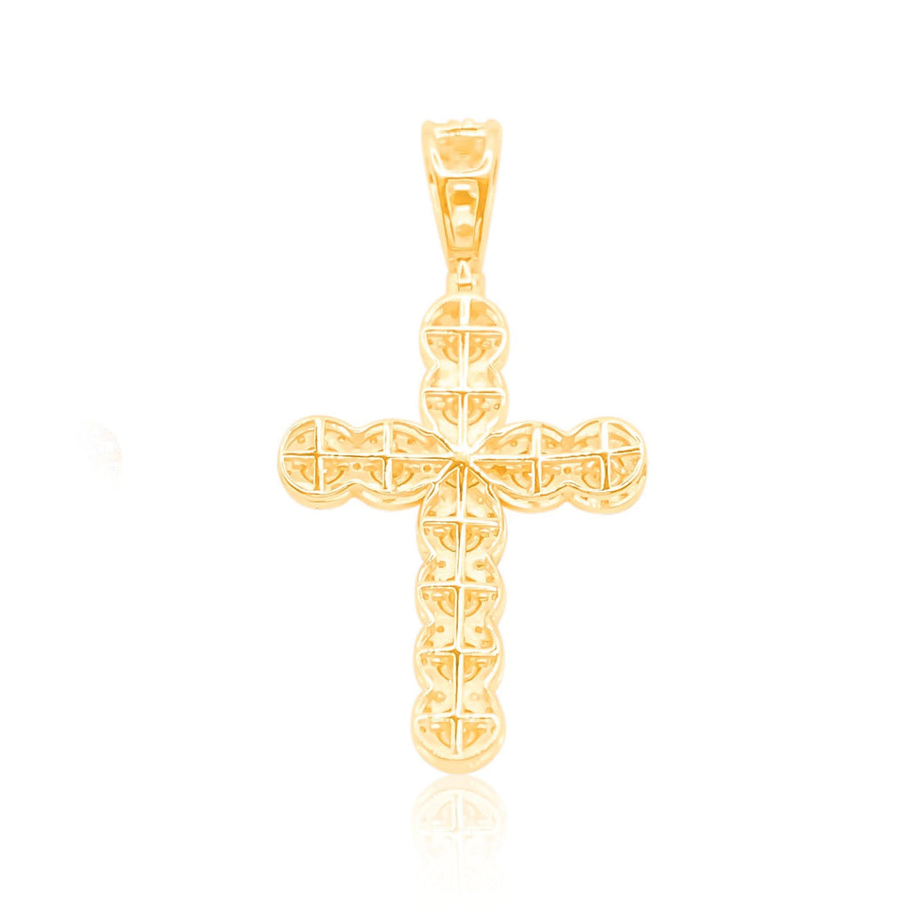10K Gold Diamond Pendant 1.00CT