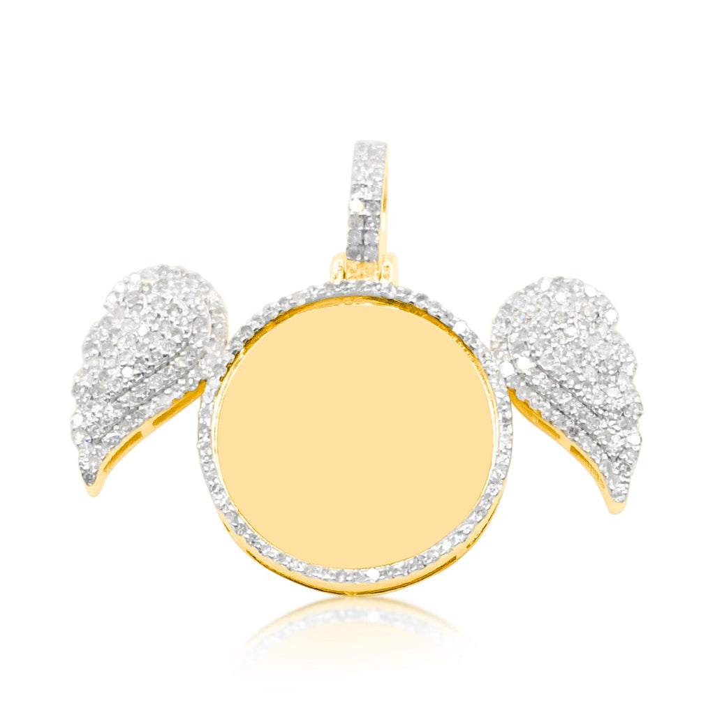 10K Gold Diamond Custom Memory Pendant 1.00CT