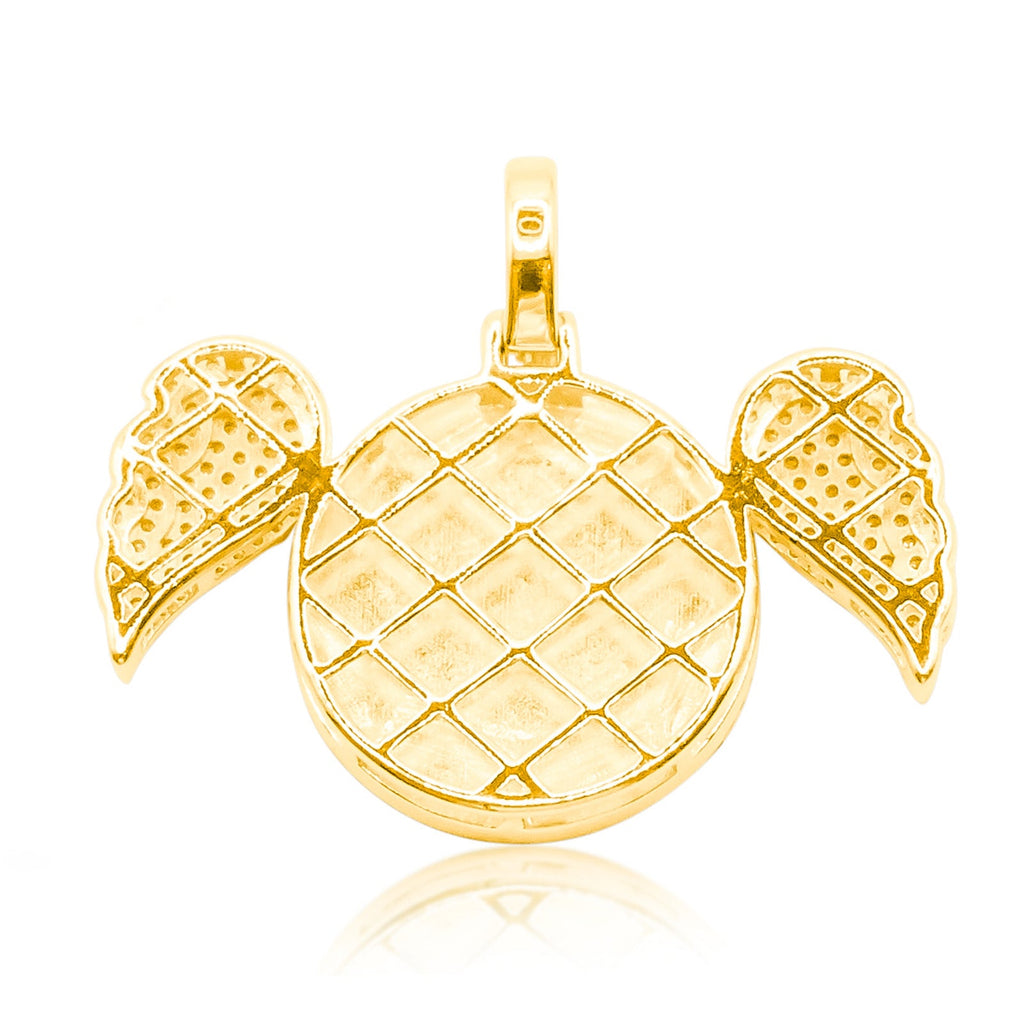 10K Gold Diamond Custom Memory Pendant 1.00CT