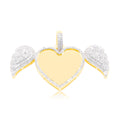 10K Gold Diamond Custom Memory Pendant 1.00CT