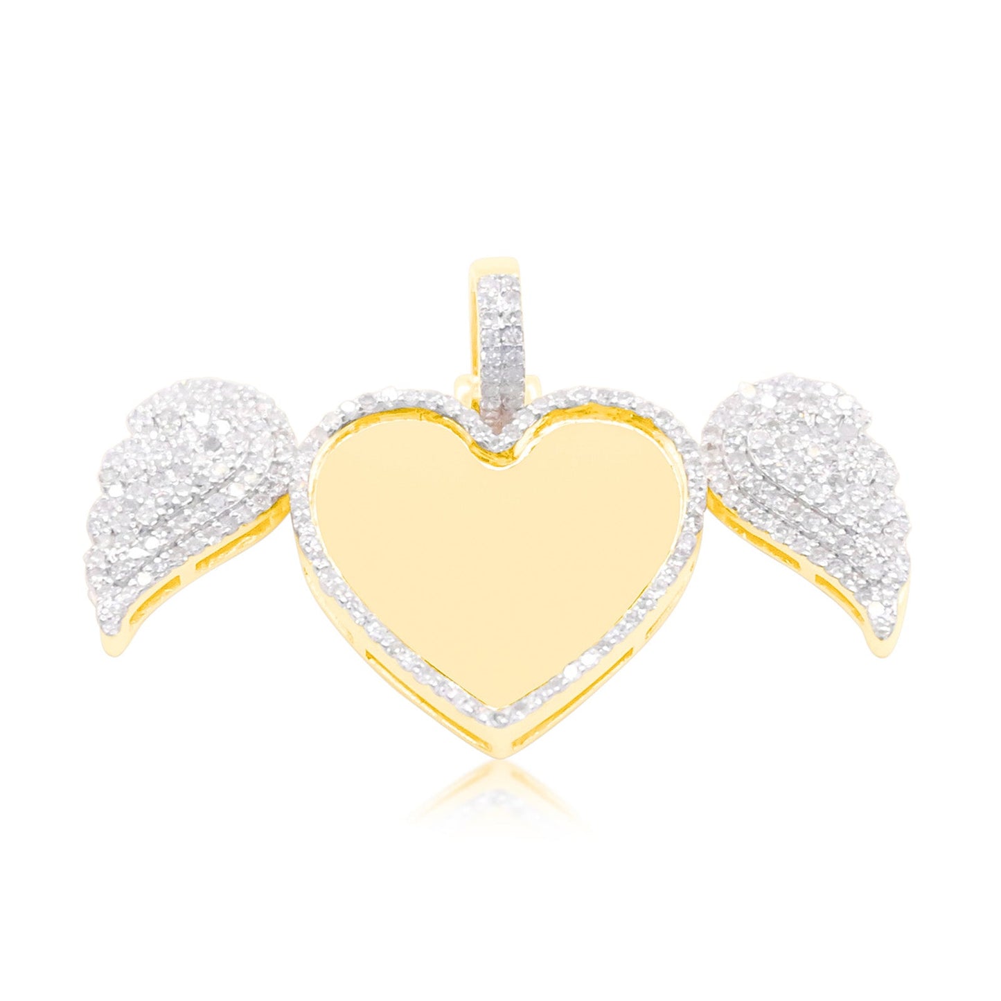 10K Gold Diamond Custom Memory Pendant 1.00CT