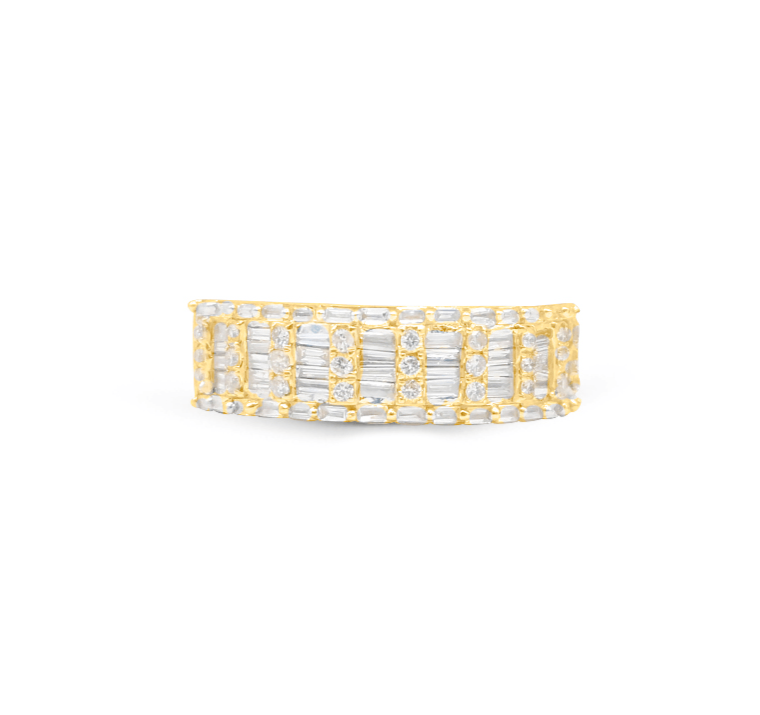 10K Men’s Gold Diamond Ring 1.18CT