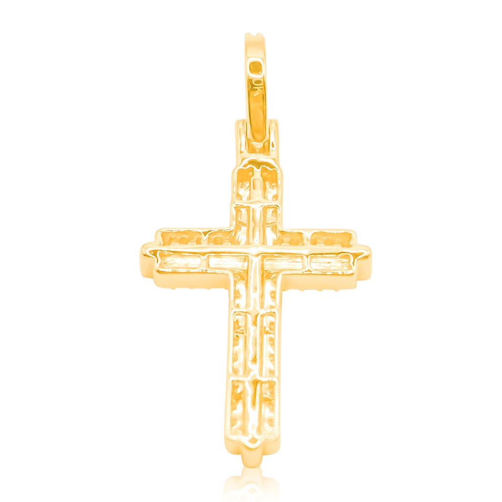 10K Gold Diamond Pendant 1.20CT