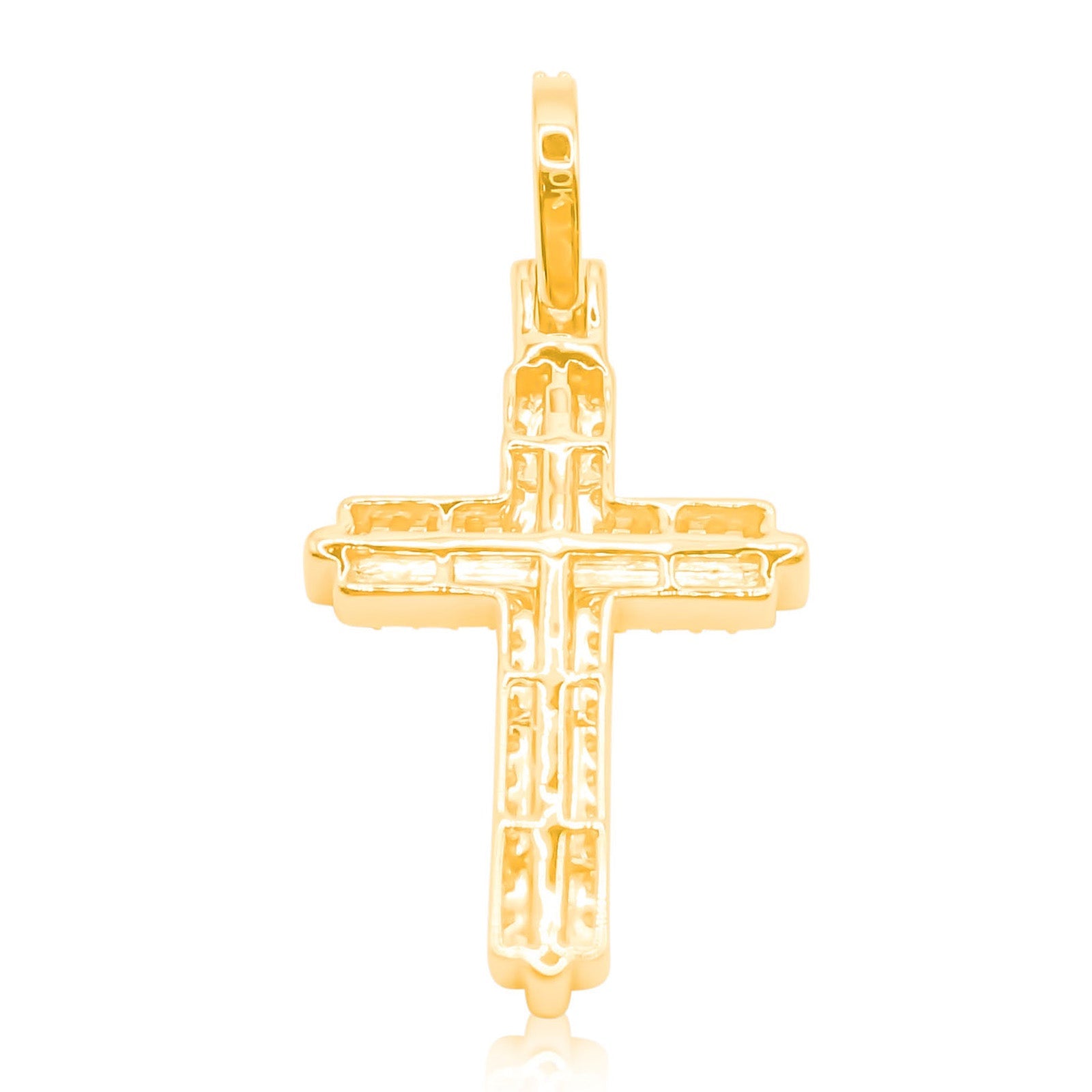 10K Gold Diamond Pendant 1.20CT