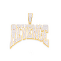 10K Gold Diamond Revenge Pendant 1.22CT