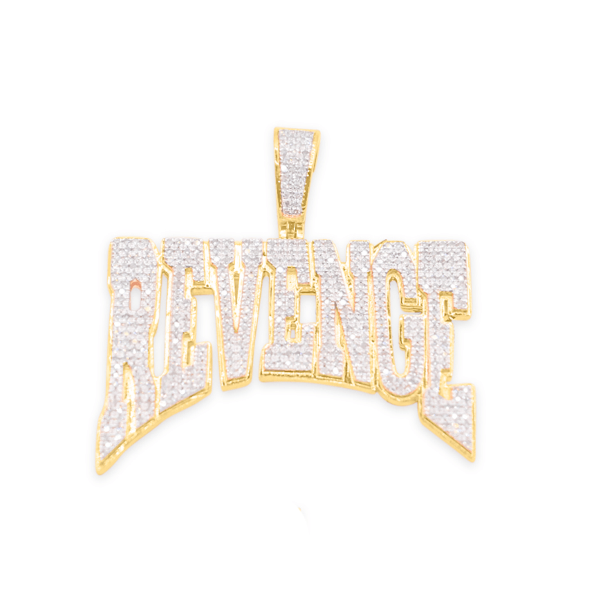 10K Gold Diamond Revenge Pendant 1.22CT