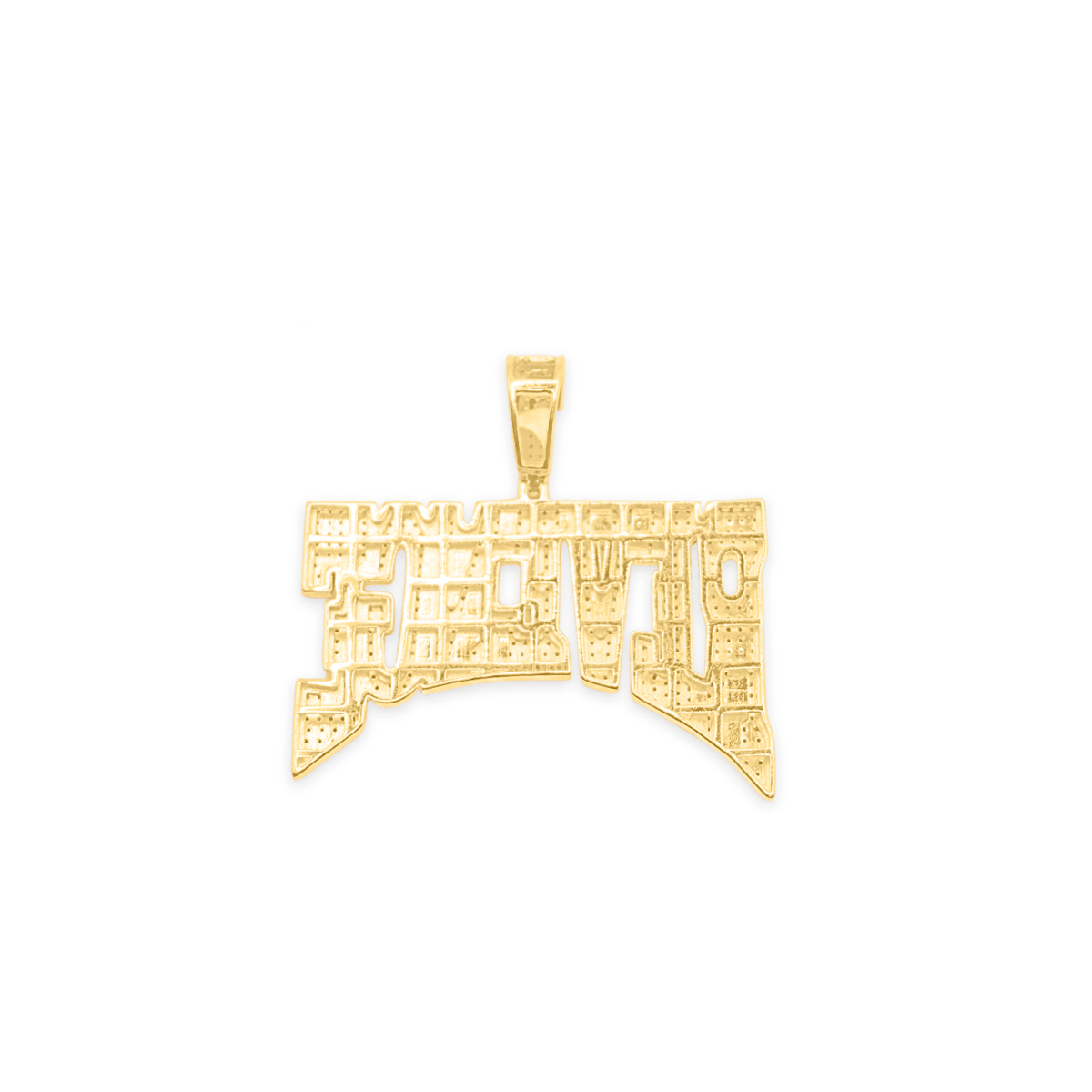 10K Gold Diamond Revenge Pendant 1.22CT