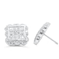 10K Yellow Gold Diamond Earring