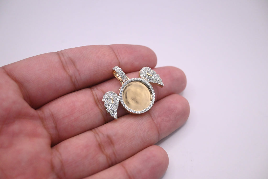 10K Gold Diamond Custom Memory Pendant 1.25CT