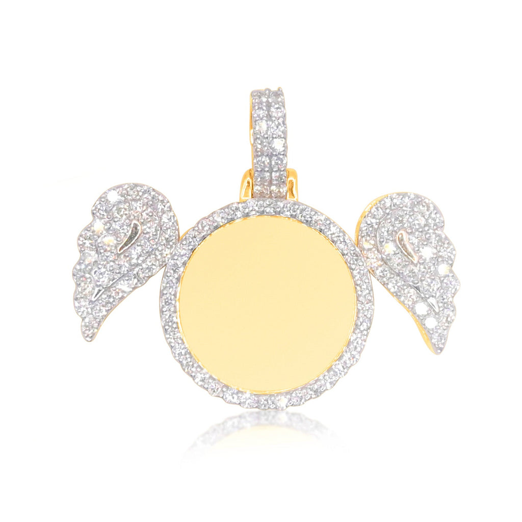 10K Gold Diamond Custom Memory Pendant 1.25CT
