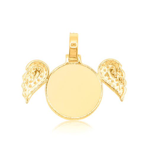 10K Gold Diamond Custom Memory Pendant 1.25CT