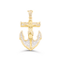 10K Gold Diamond Pendant 1.25CT