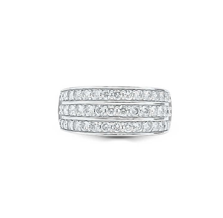 10K Gold Diamond Men's Ring 1.37CT