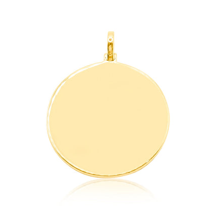 10K Gold Diamond Custom Memory Pendant 1.50CT