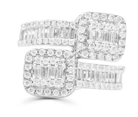 10K Gold Diamond Men's Ring 1.55CT