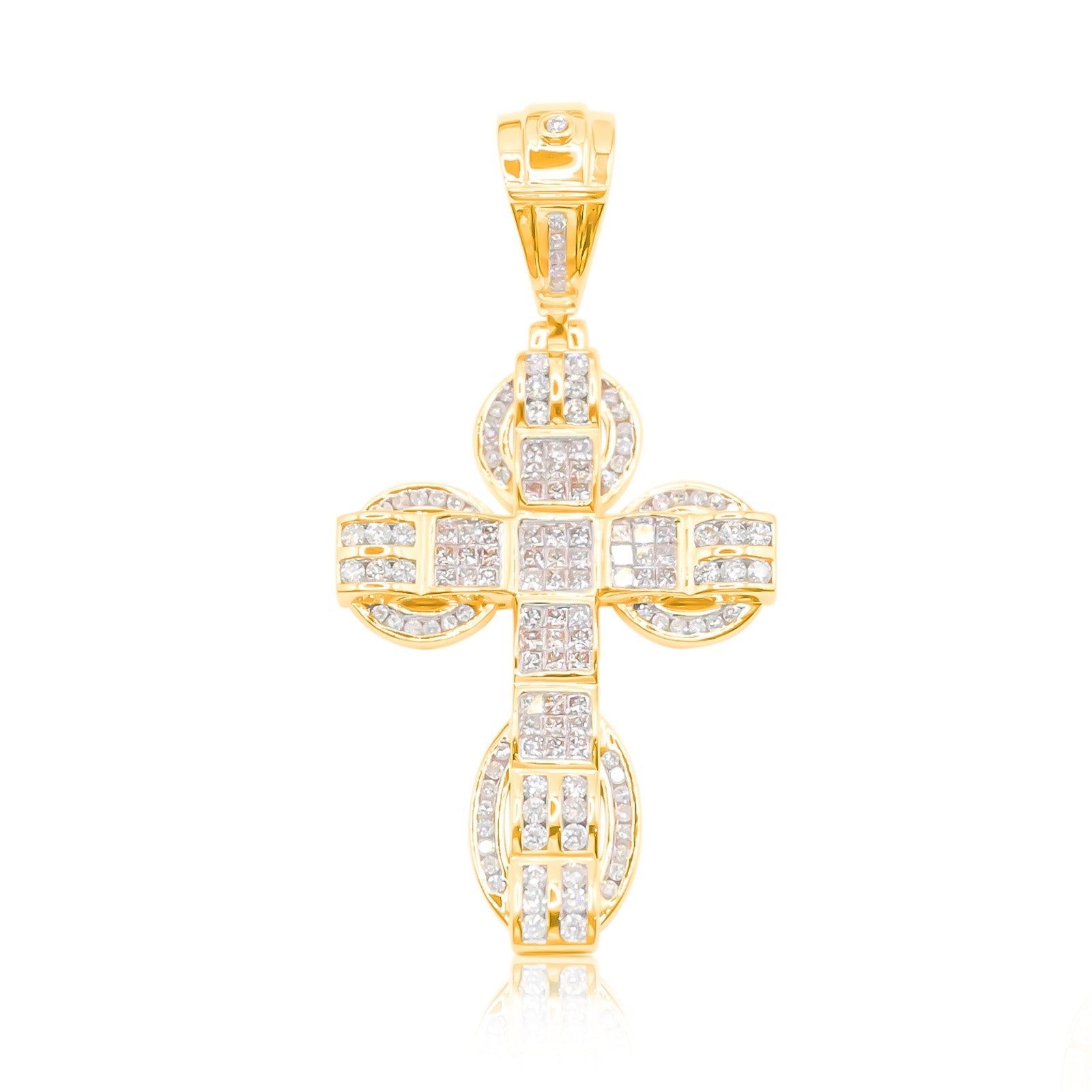 10K Gold Diamond Pendant 1.70CT
