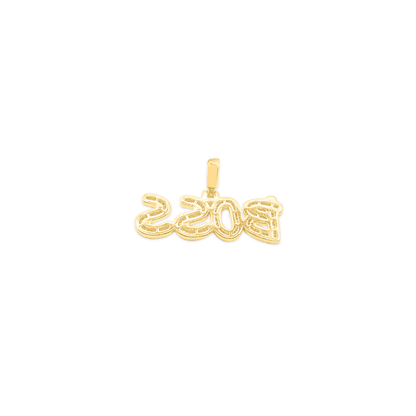 10K Gold Diamond Boss Pendant 1.75CT