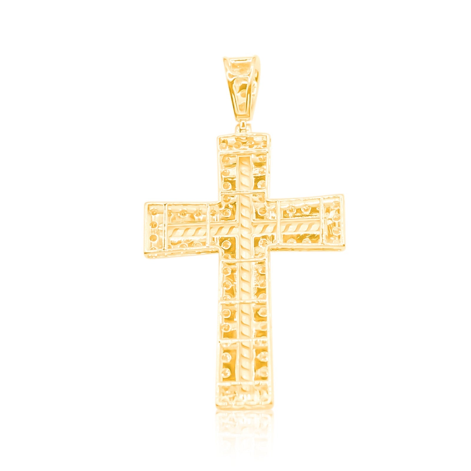 10K Gold Diamond Pendant 1.80CT