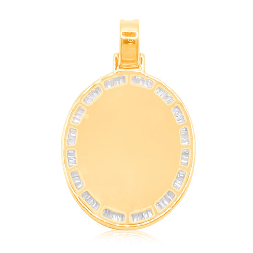 10K Gold Diamond Custom Memory Pendant 1.80CT