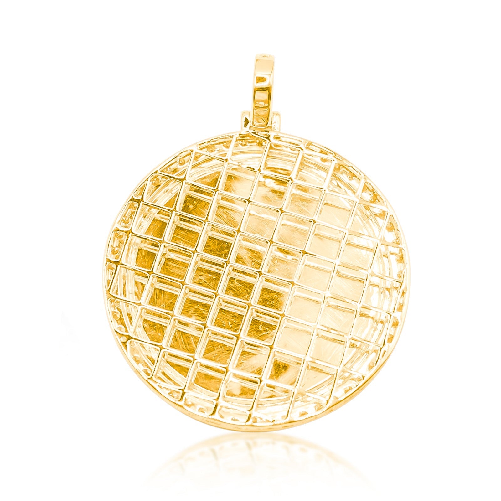 10K Gold Diamond Custom Memory Pendant 1.80CT