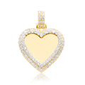 10K Gold Diamond Custom Memory Pendant 1.85CT