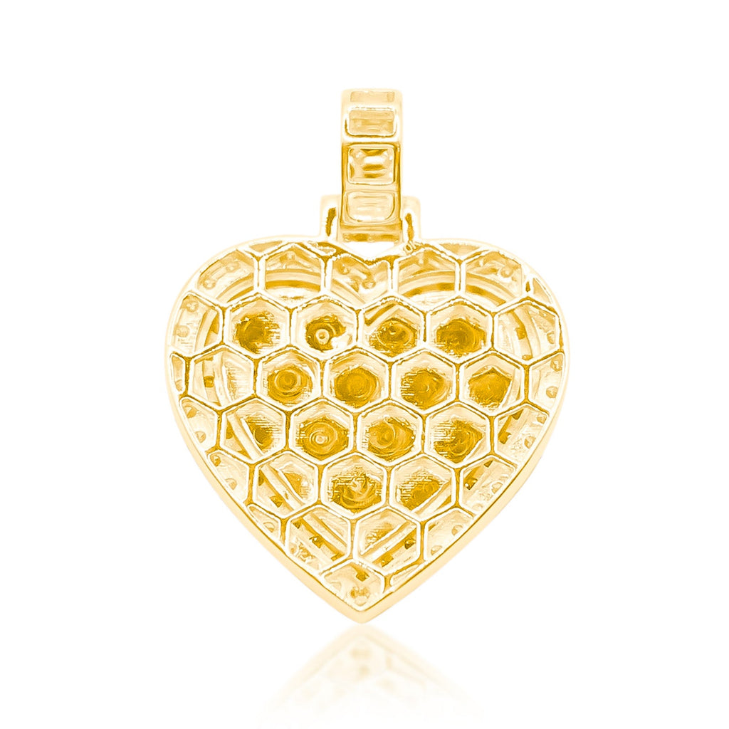 10K Gold Diamond Custom Memory Pendant 1.85CT