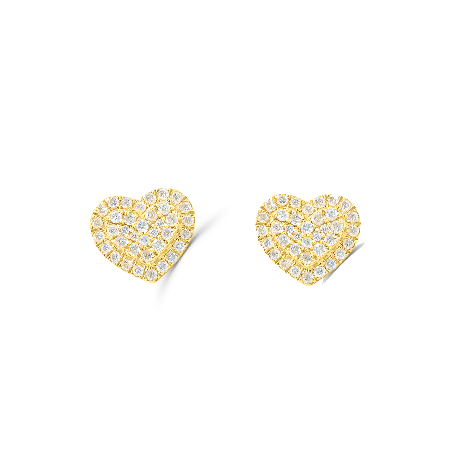 10K Yellow Gold Diamond Earring