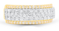 10K Gold Diamond Men's Ring 1.44CT