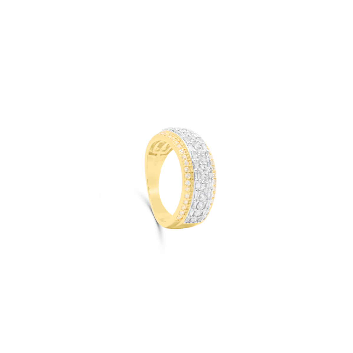 10K Gold Diamond Men's Ring 1.44CT