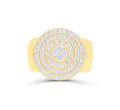 10K Gold Diamond Men's Ring 2.10CT