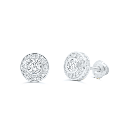 10K Yellow Gold Diamond Earring