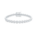 6mm 925 Sterling Silver Diamond Tennis Bracelet