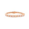 5.5mm 10K Rose Gold Diamond Tennis Bracelet