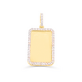 14K Gold Diamond Custom Memory Pendant 1.70CT