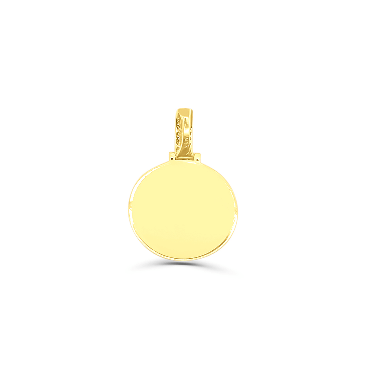 14K Gold Diamond Custom Memory Pendant 4.22CT