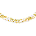 4.5mm 10K Gold Diamond Cuban Link Chain