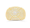 14K Gold Diamond Men's Ring