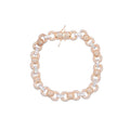 10mm 10K Gold Diamond Bracelet
