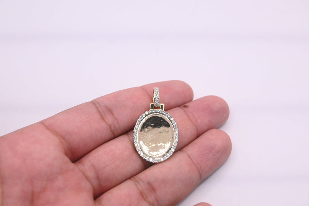 10K Gold Diamond Custom Memory Pendant 1.00CT