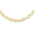 6mm 10K Two-Tone Diamond Cut Rope Yellow Gold Chain