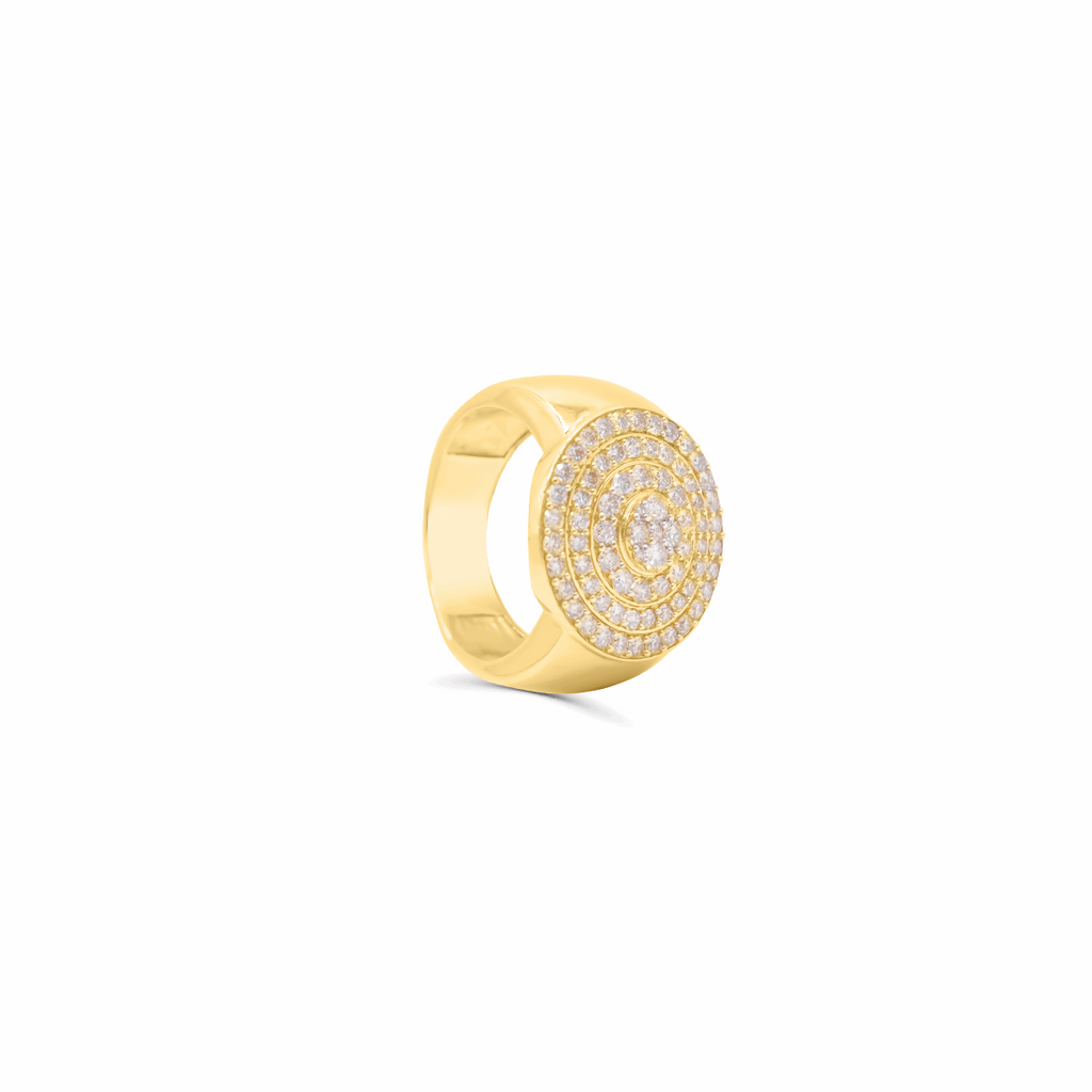 10K Gold Diamond Men's Ring 2.10CT