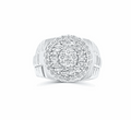 10K Gold Diamond Men's Ring 2.37CT