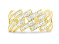 10K Gold Diamond Men's Ring 1.00CT