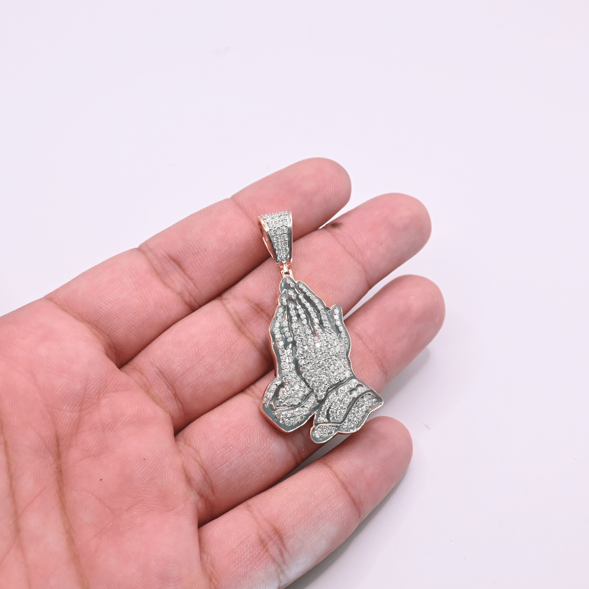 10K Gold Diamond Pendant 1.50CT
