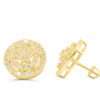 10K Yellow Gold Diamond Earring