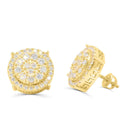 10K Yellow Gold Diamond Earring