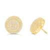 10K Yellow Gold Diamond Earring